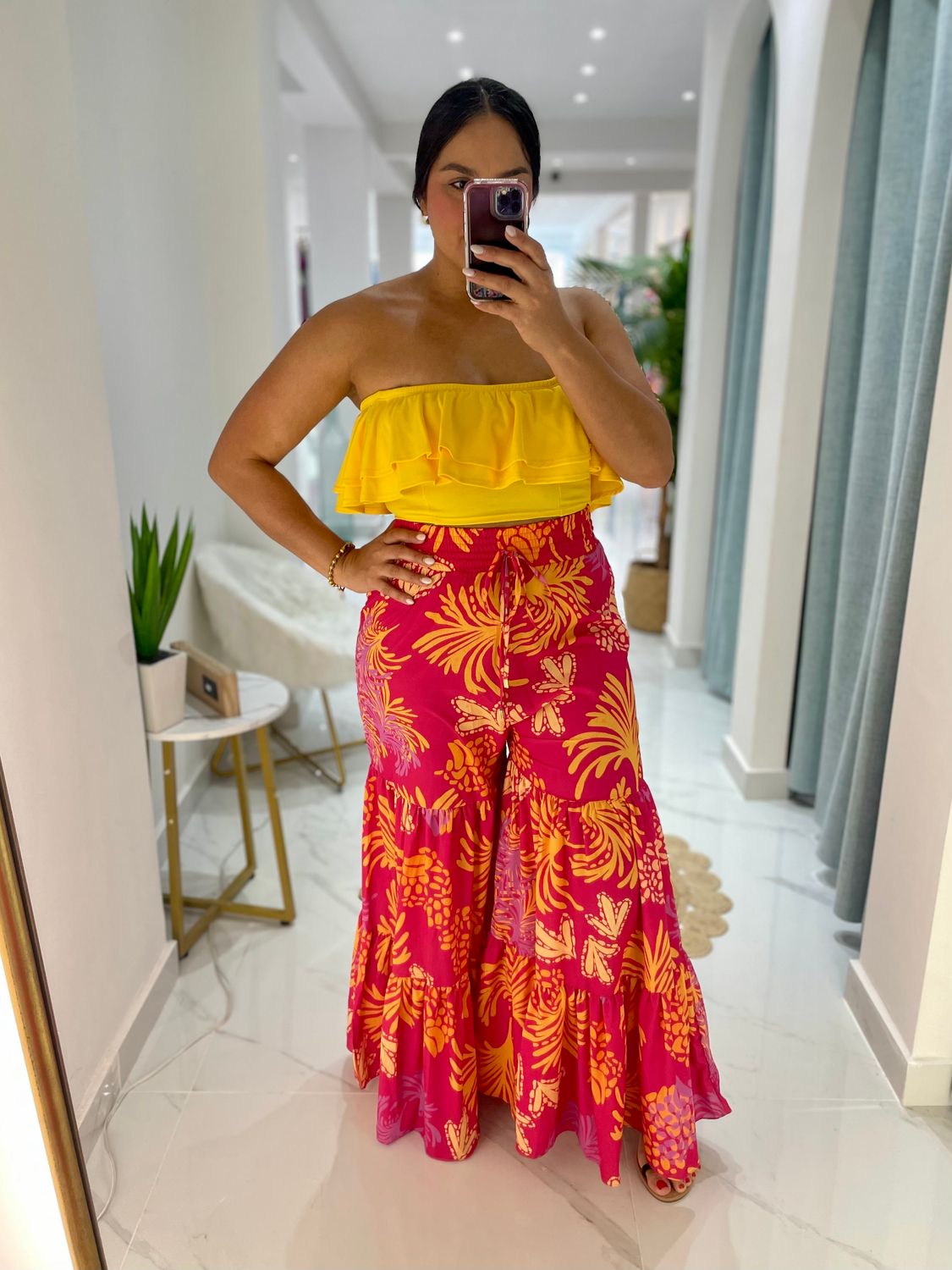 Pink Floral Pant Exclusive Collection