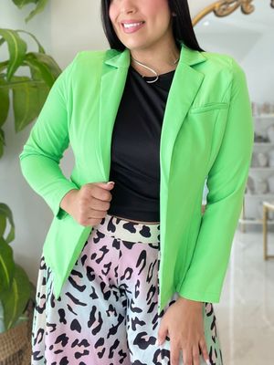 Lime Green Business Blazer