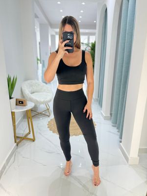 Black Sport Pant Set