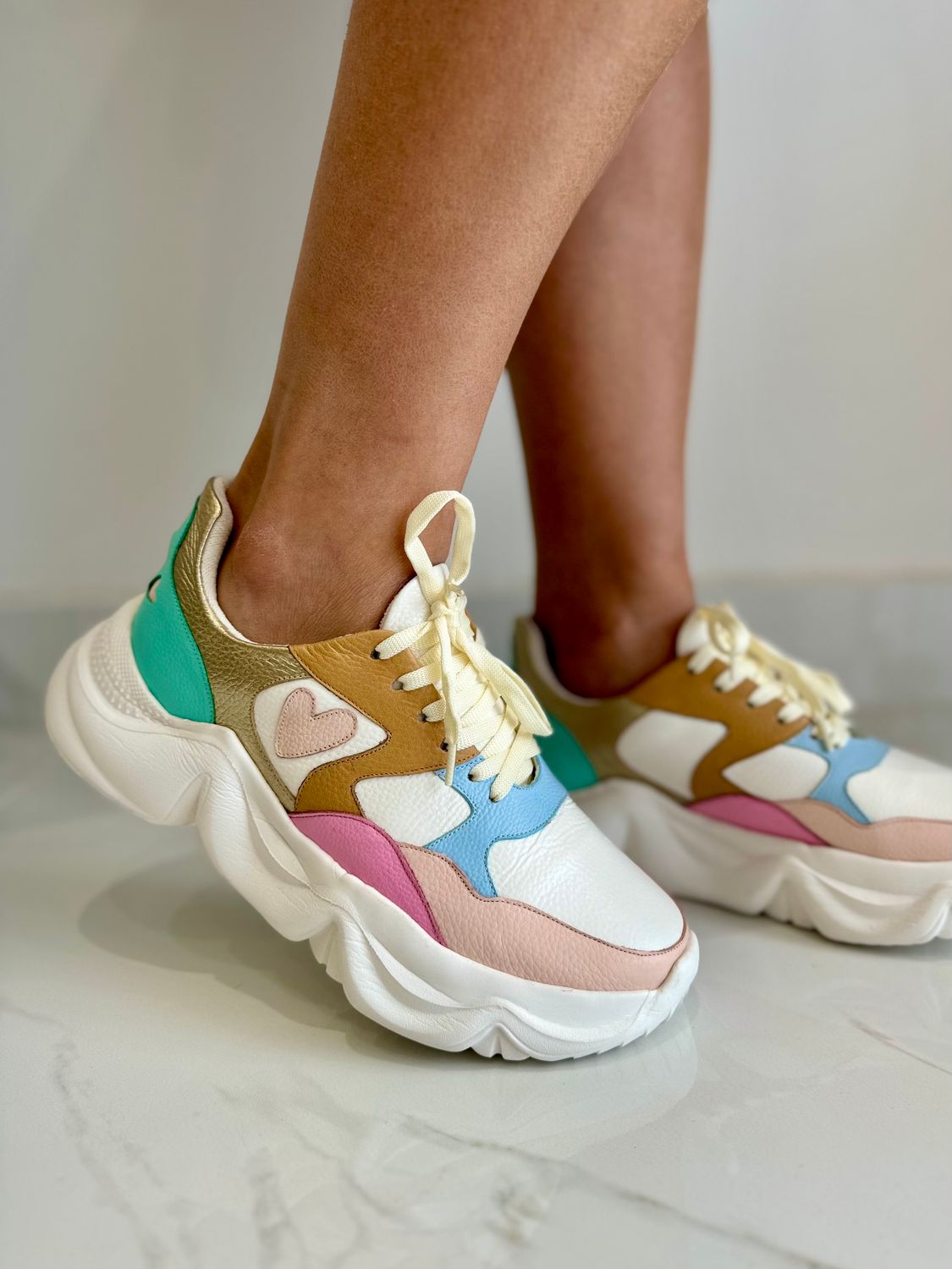 Girly Pastel Sneakers