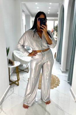 Metalic Pant Set