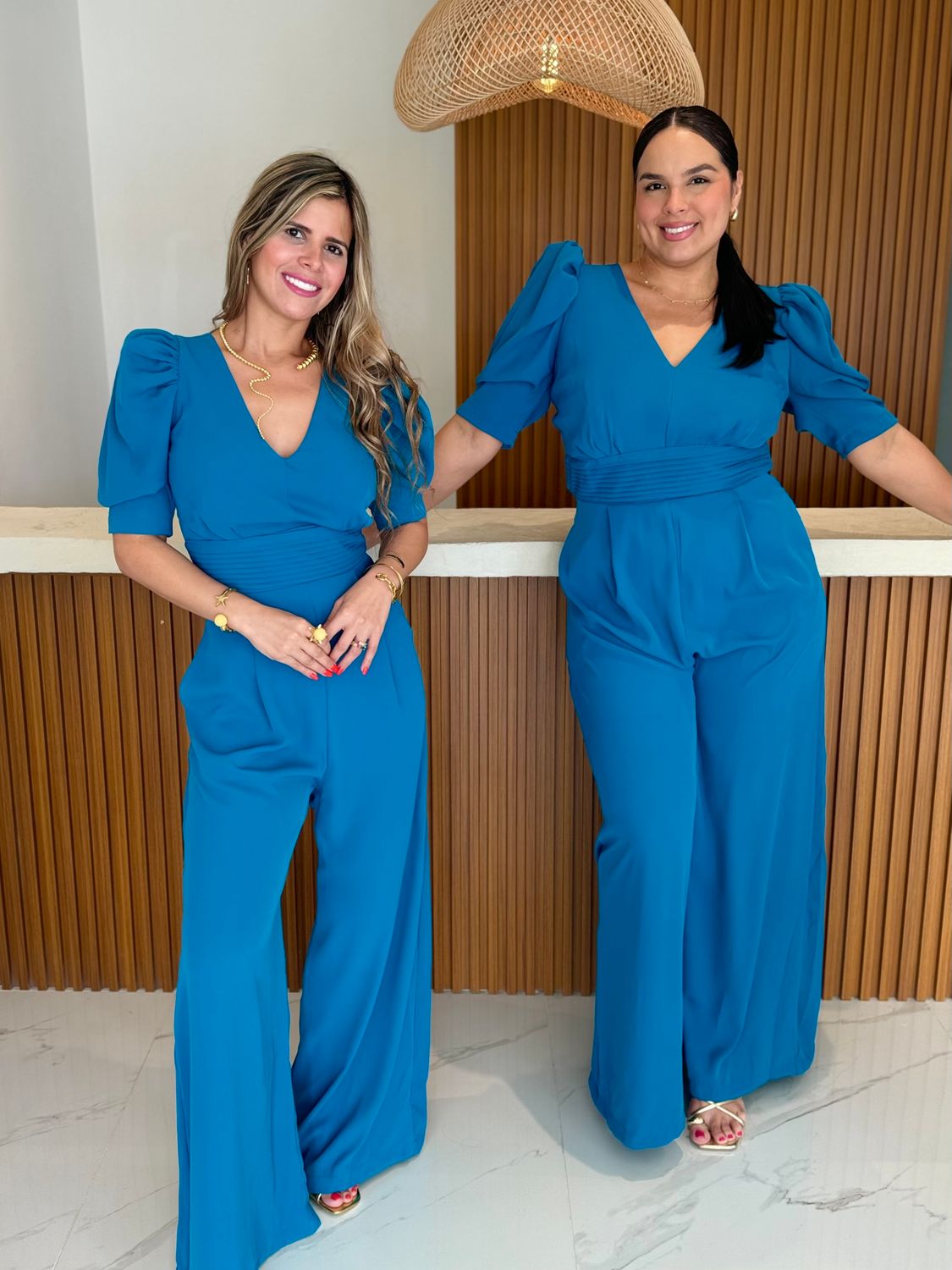 Crystal Teal Exclusive Collection Jumpsuit