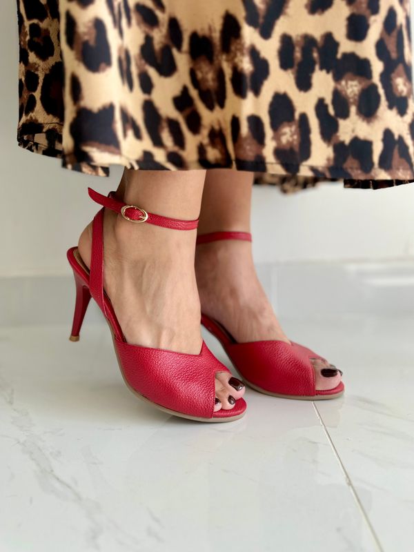 Red Leather Heels