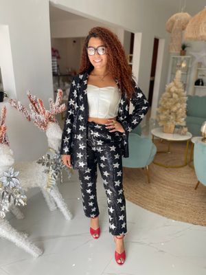 Shiny Stars Blazer Pant Set