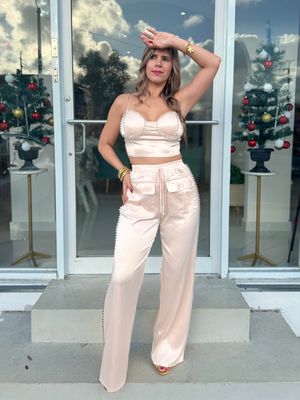 Sara Nude Cargo Set
