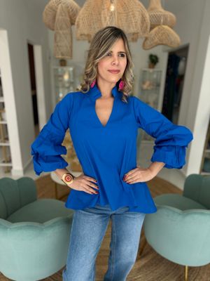 Empower Blue Exclusive Blouse