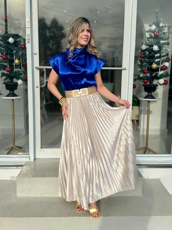 Pearl Long Festive Skirt