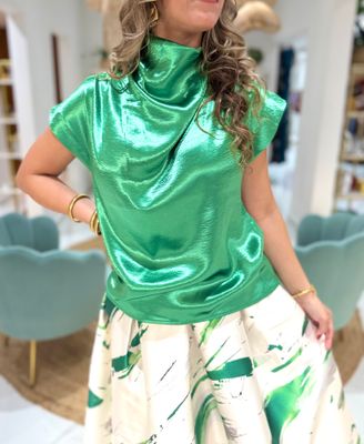 Green Elegant Midi Set