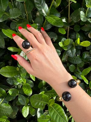 Black Ebony Bracelet Set