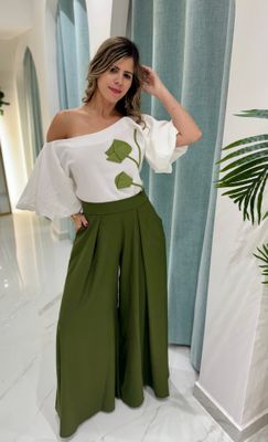 Olive Green Palazzo