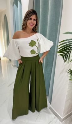 Olive Green Palazzo