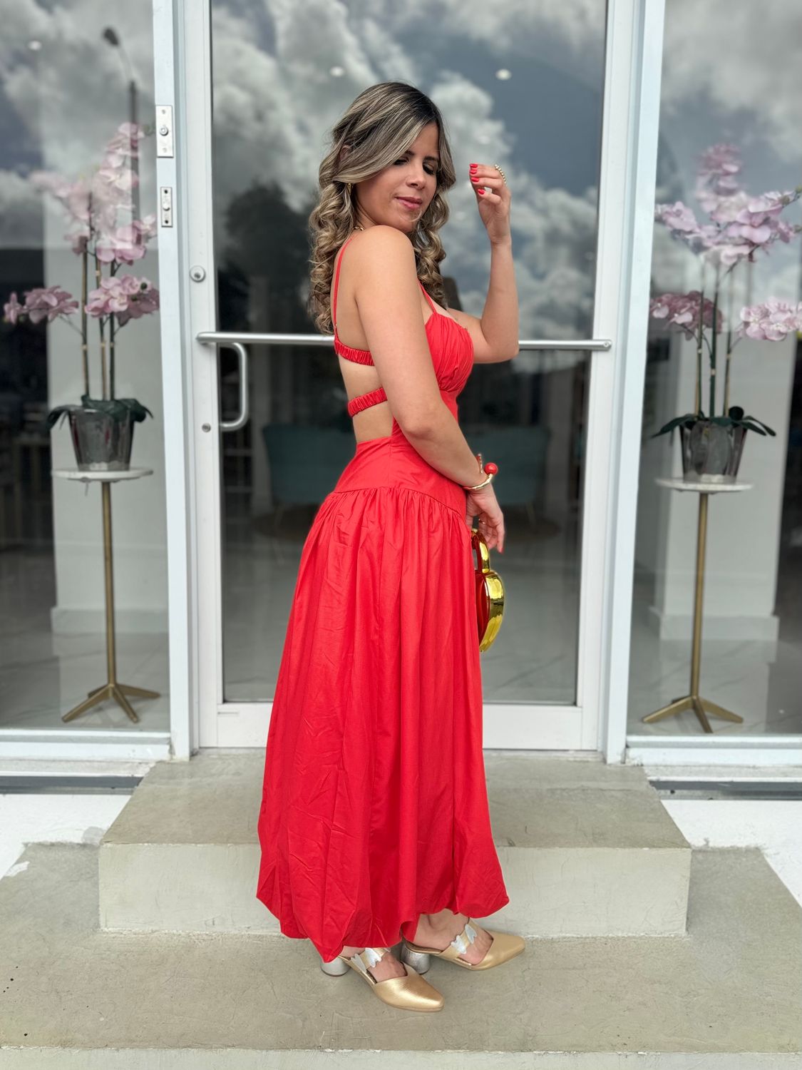 Scarlet Bubble Dress