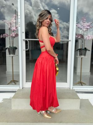 Scarlet Bubble Dress