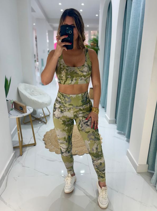 Militar Print Sport Set