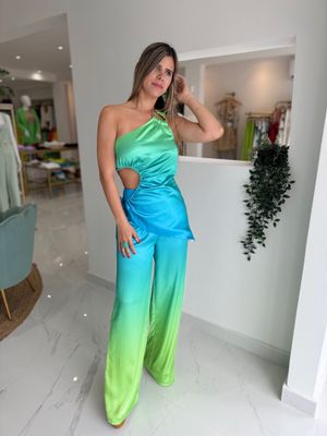 Mermaid Satin Pant Set