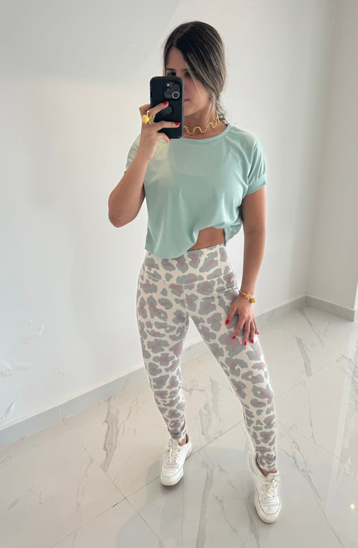 Mint Crop Top