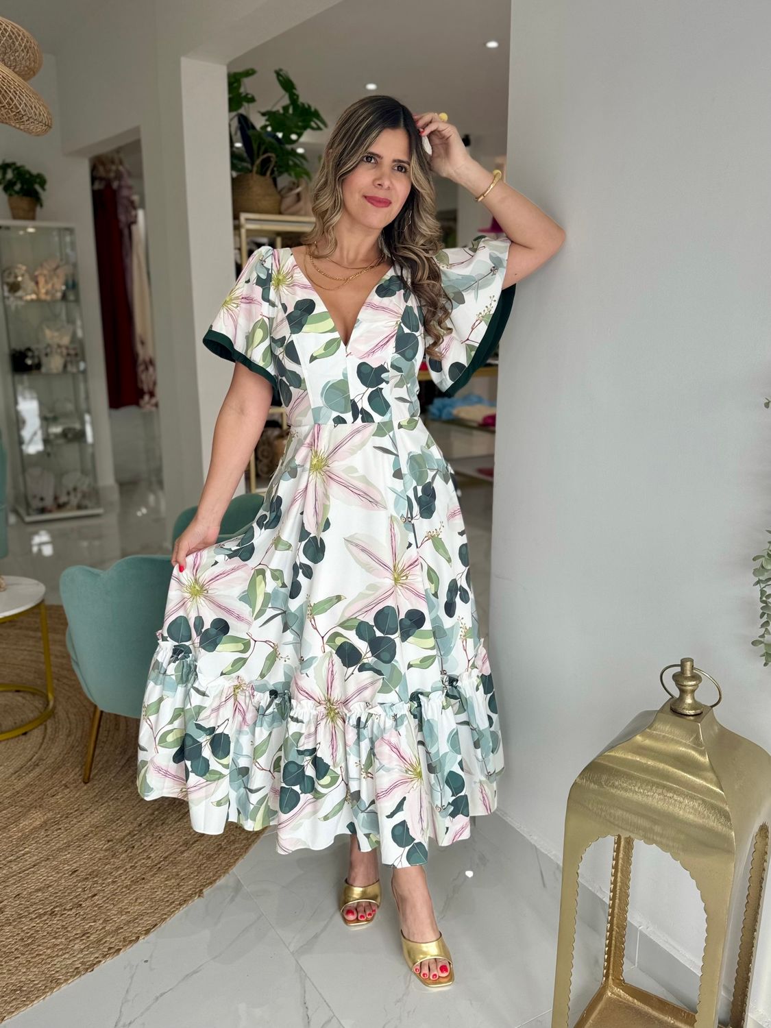 Primaveras Exclusive Collection Midi Dress