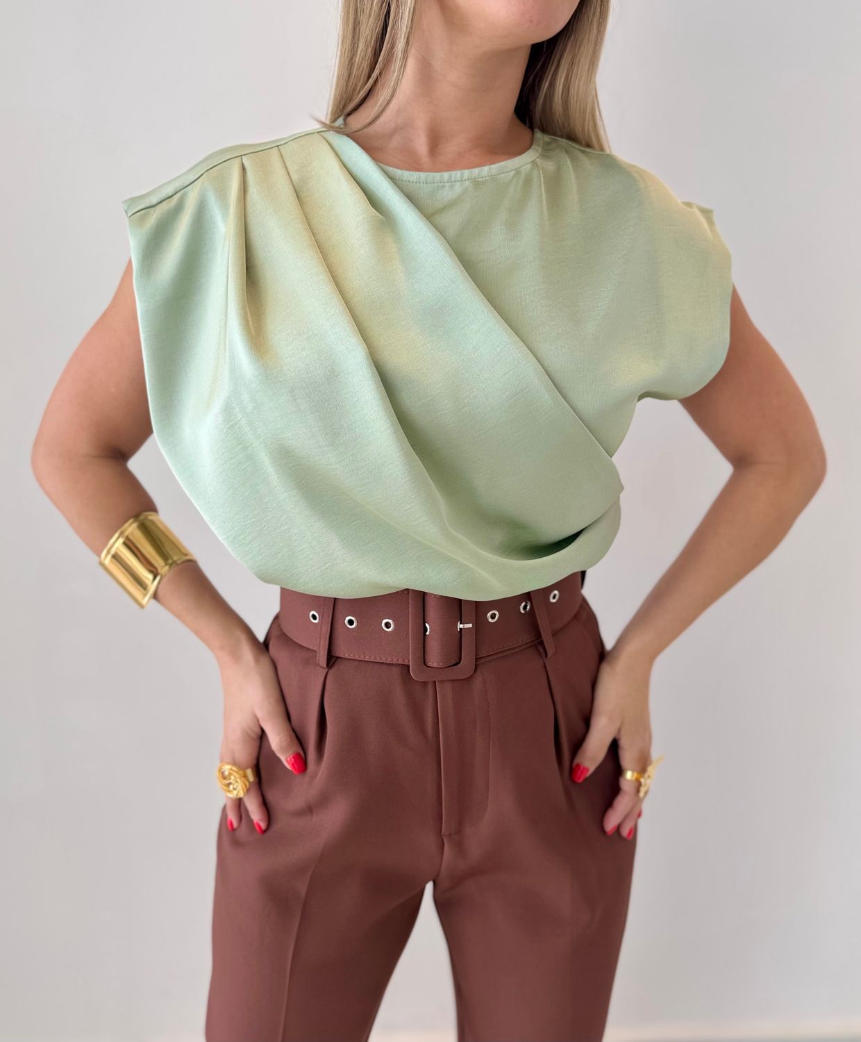 Mint Elegant Blouse