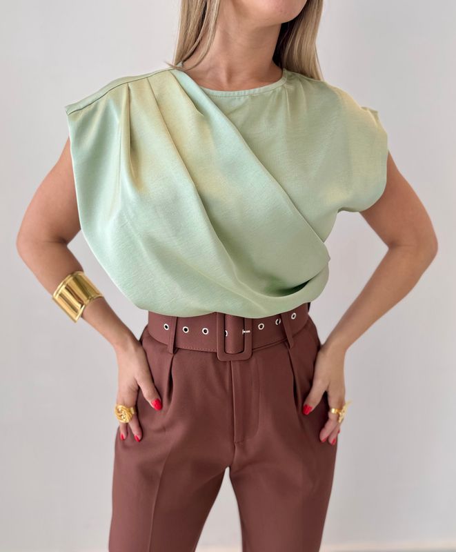 Mint Elegant Blouse