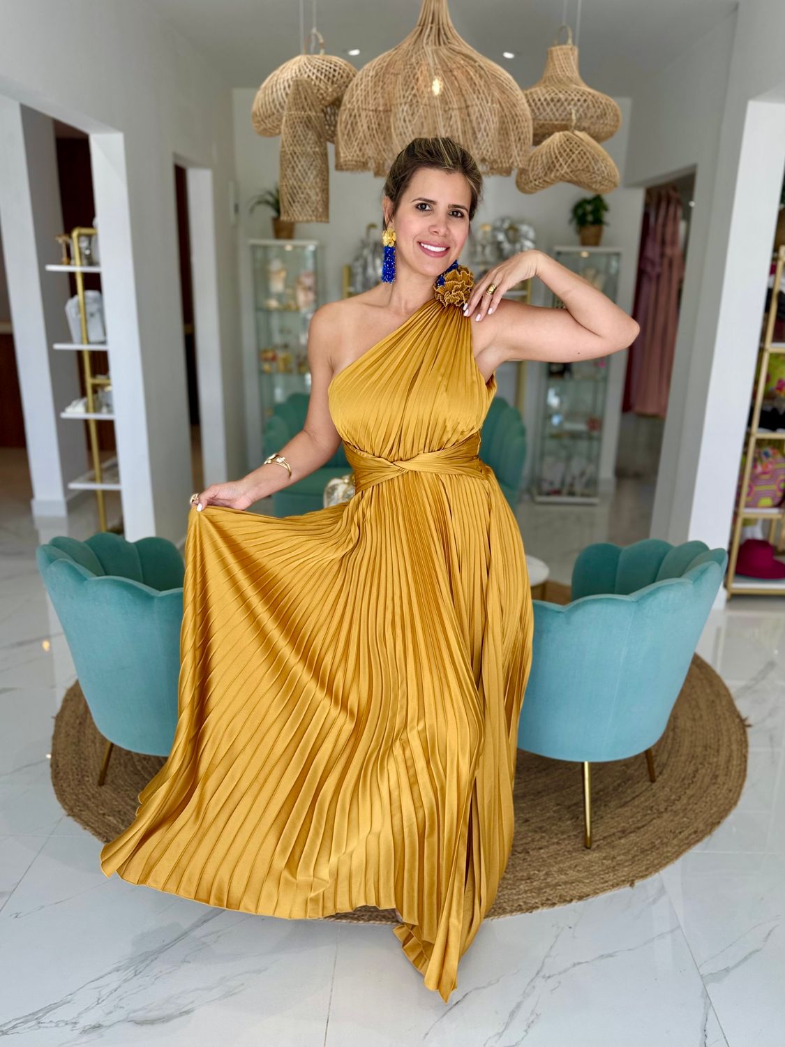 Mustard Formal Dress