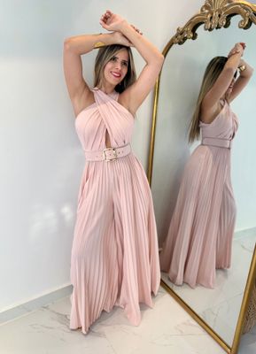 Baby Pink Elegant Jumpsuit