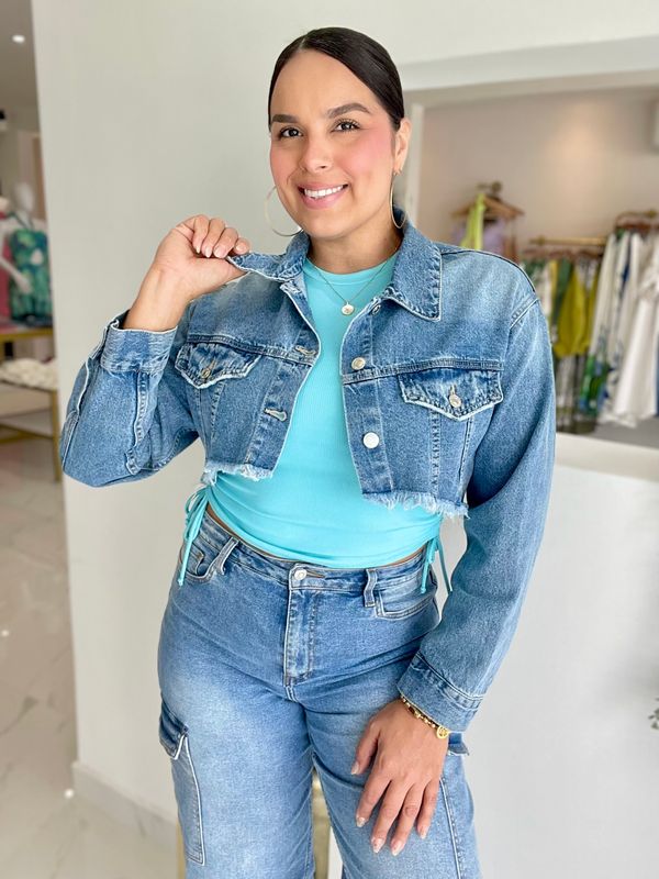 Crop Denim Jacket