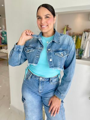 Crop Denim Jacket