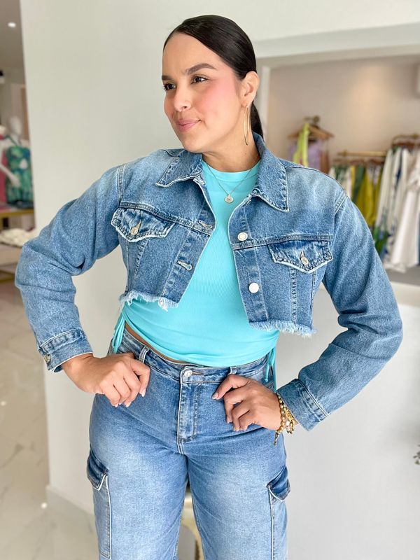 Crop Denim Jacket