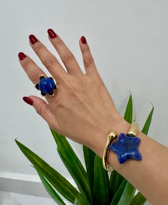 Blue Star Bracelet Set
