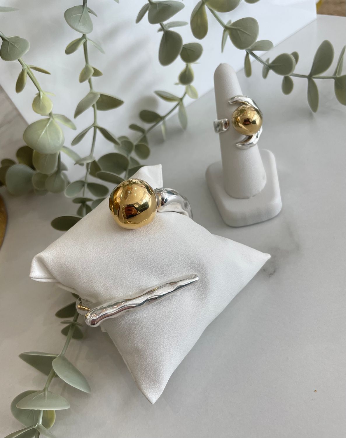 Silver &amp; Gold Bracelet Set