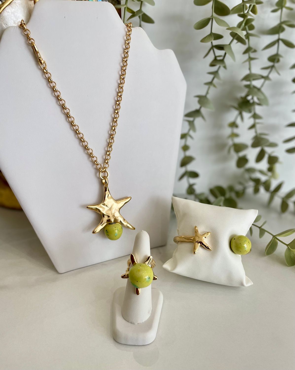Lemon Star Gold Jewelry Trio
