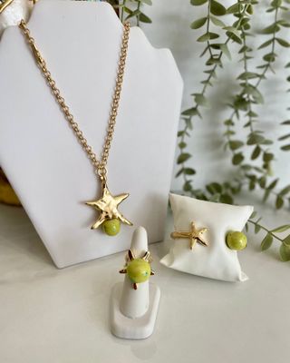 Lemon Star Gold Jewelry Trio