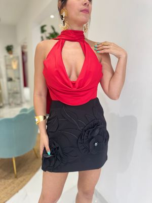 Red Sexy Bodysuit