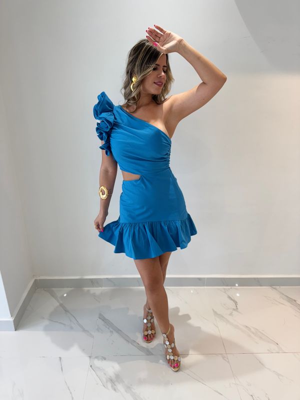 Ocean Blue Short Dress