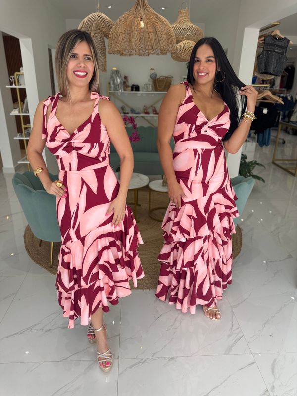Pink Blossom Exclusive Collection 2 in 1 Dress