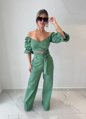 Jade Nostrum Brand Pant Set