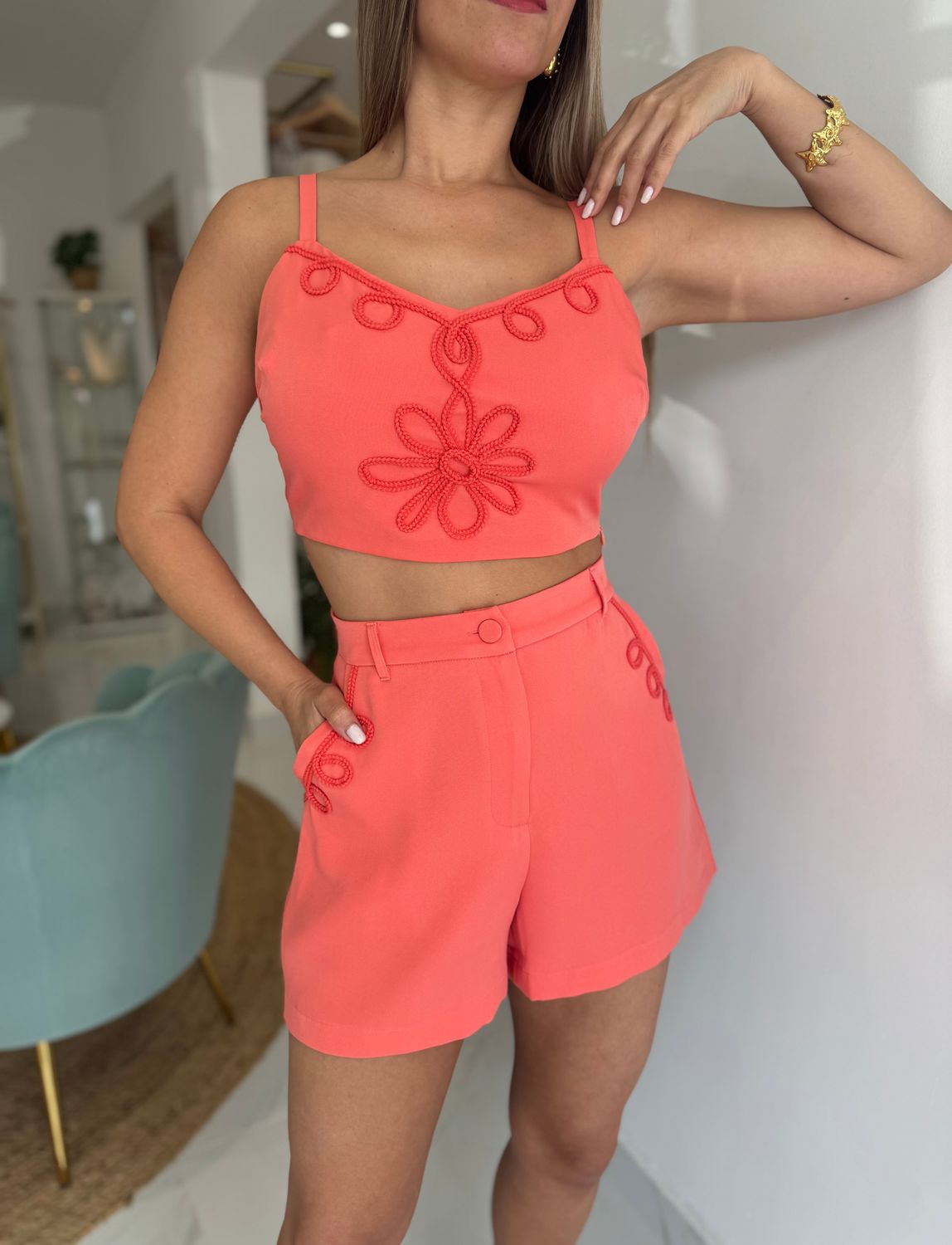 Coral Reef Short Pant Set