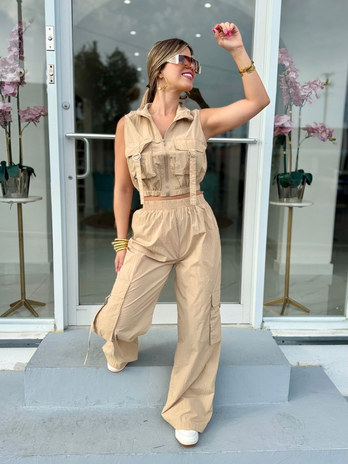 Desert Comfy Cargo Pant Set