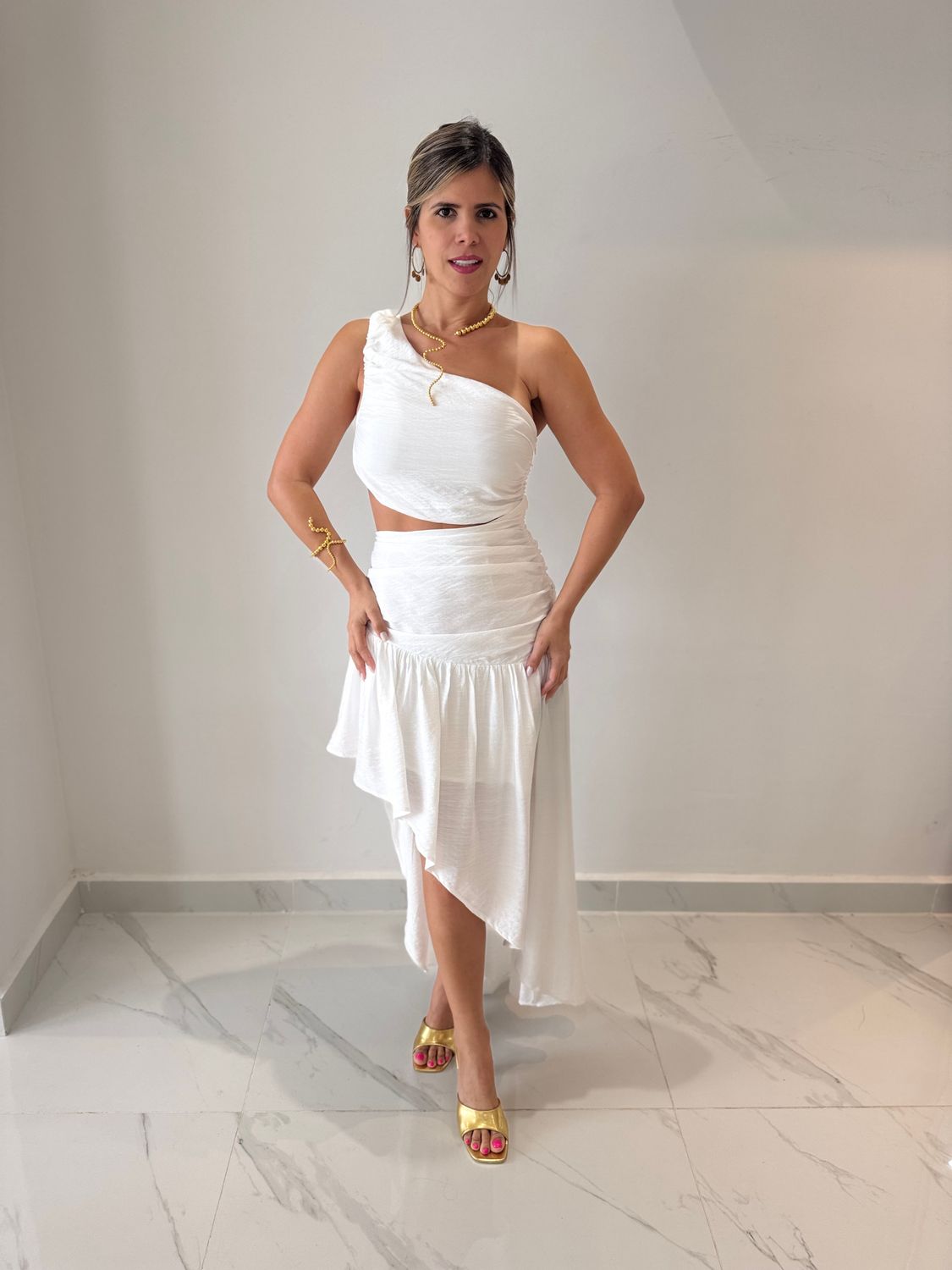 Greece White Dress