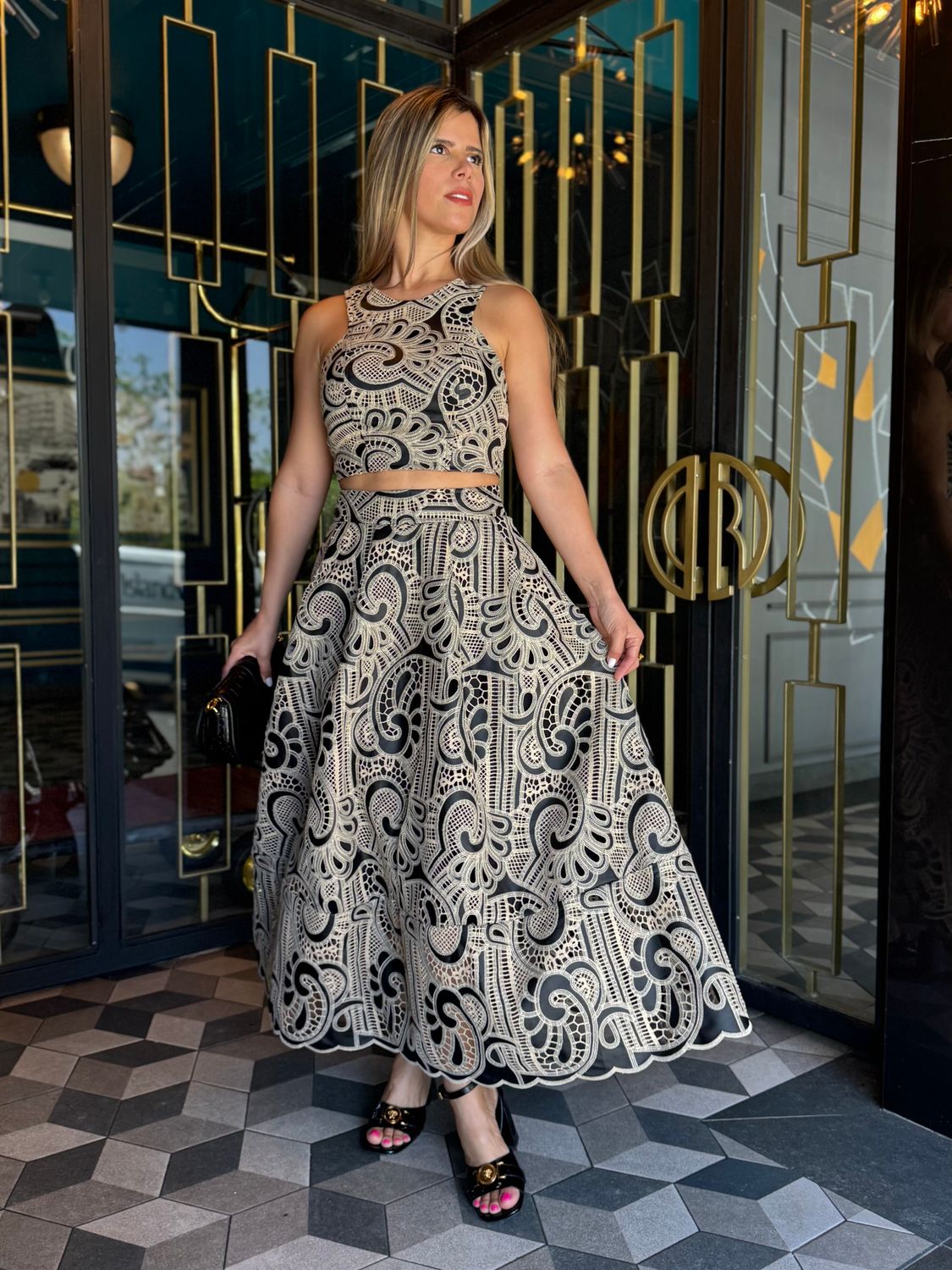 Lady in Paris Exclusive Collection Skirt Set