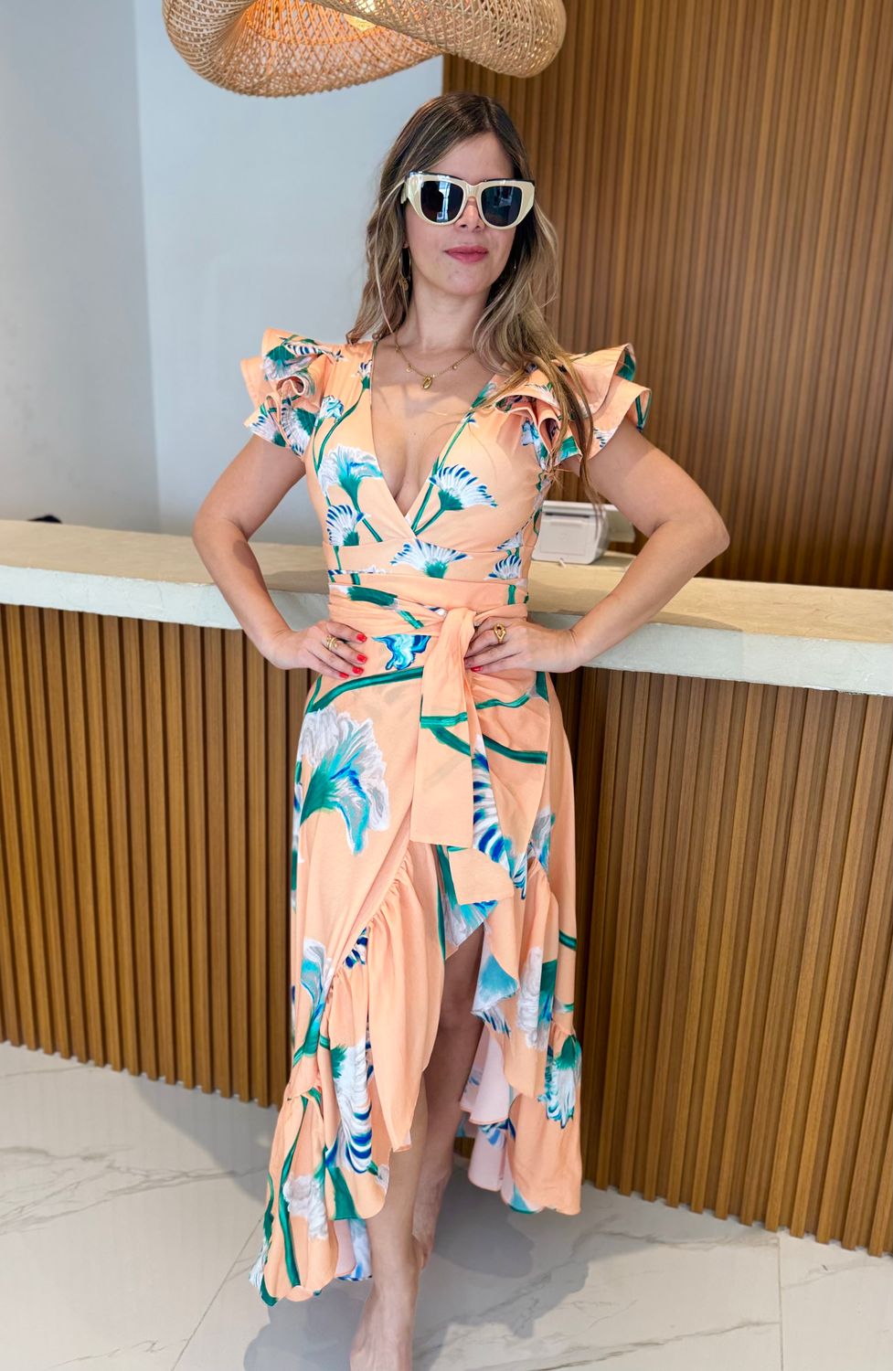 Apricot Exclsuive Designer Wrap Around Skirt