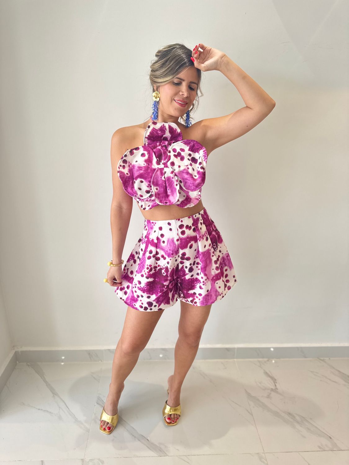 Vanda Orchid Short Set