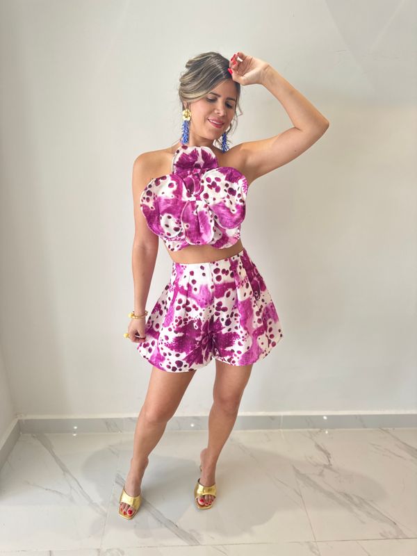 Vanda Orchid Short Set