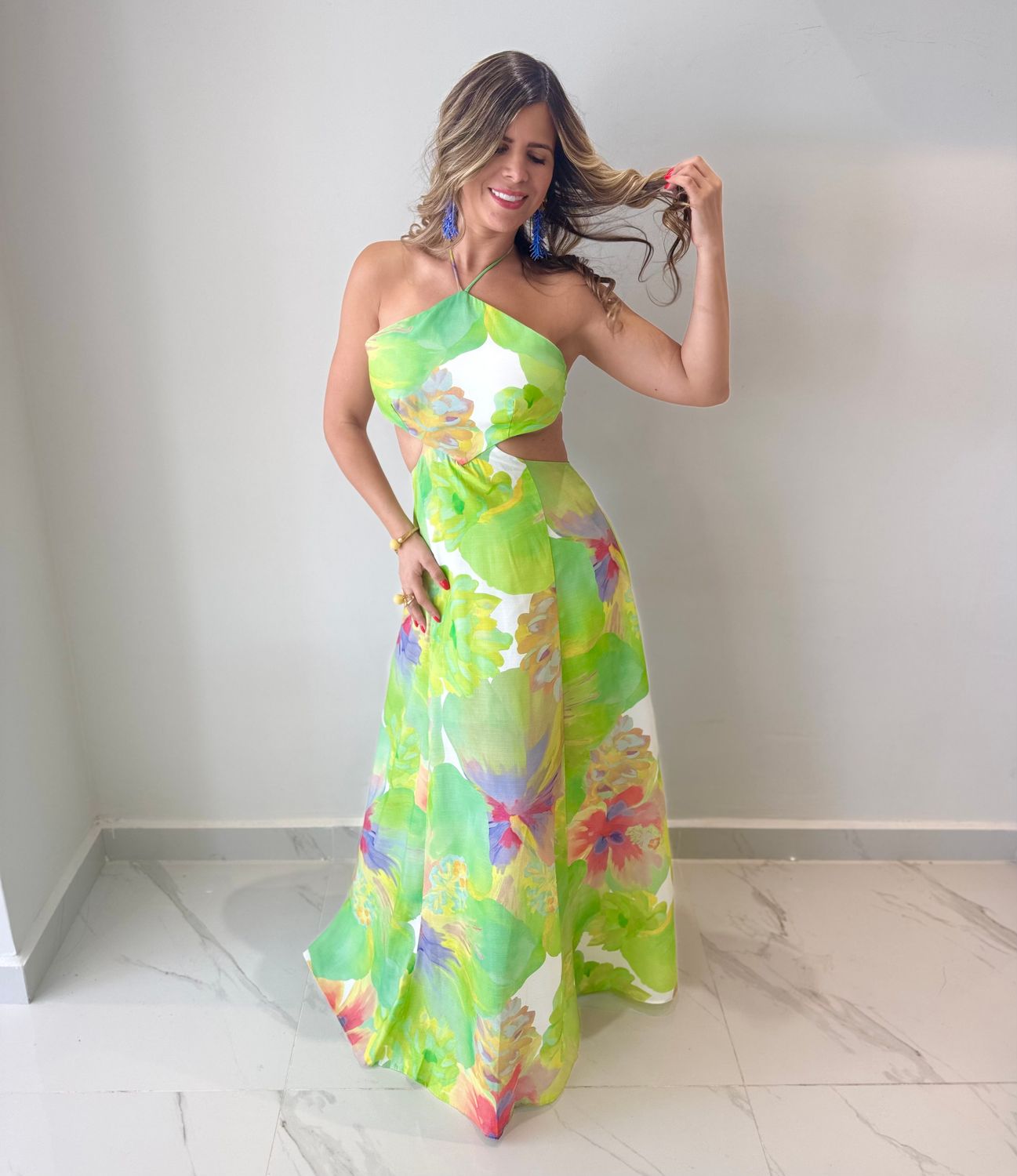 Cattleya Green Dress