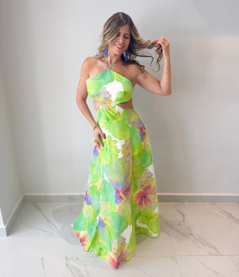 Cattleya Green Dress