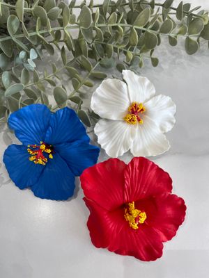 Amapola Flower Hair Clips