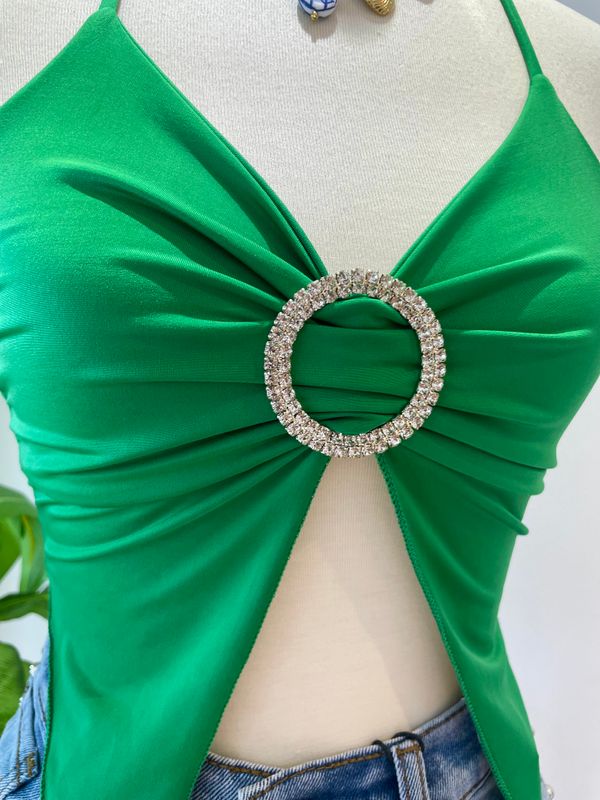 Green Sexy Top