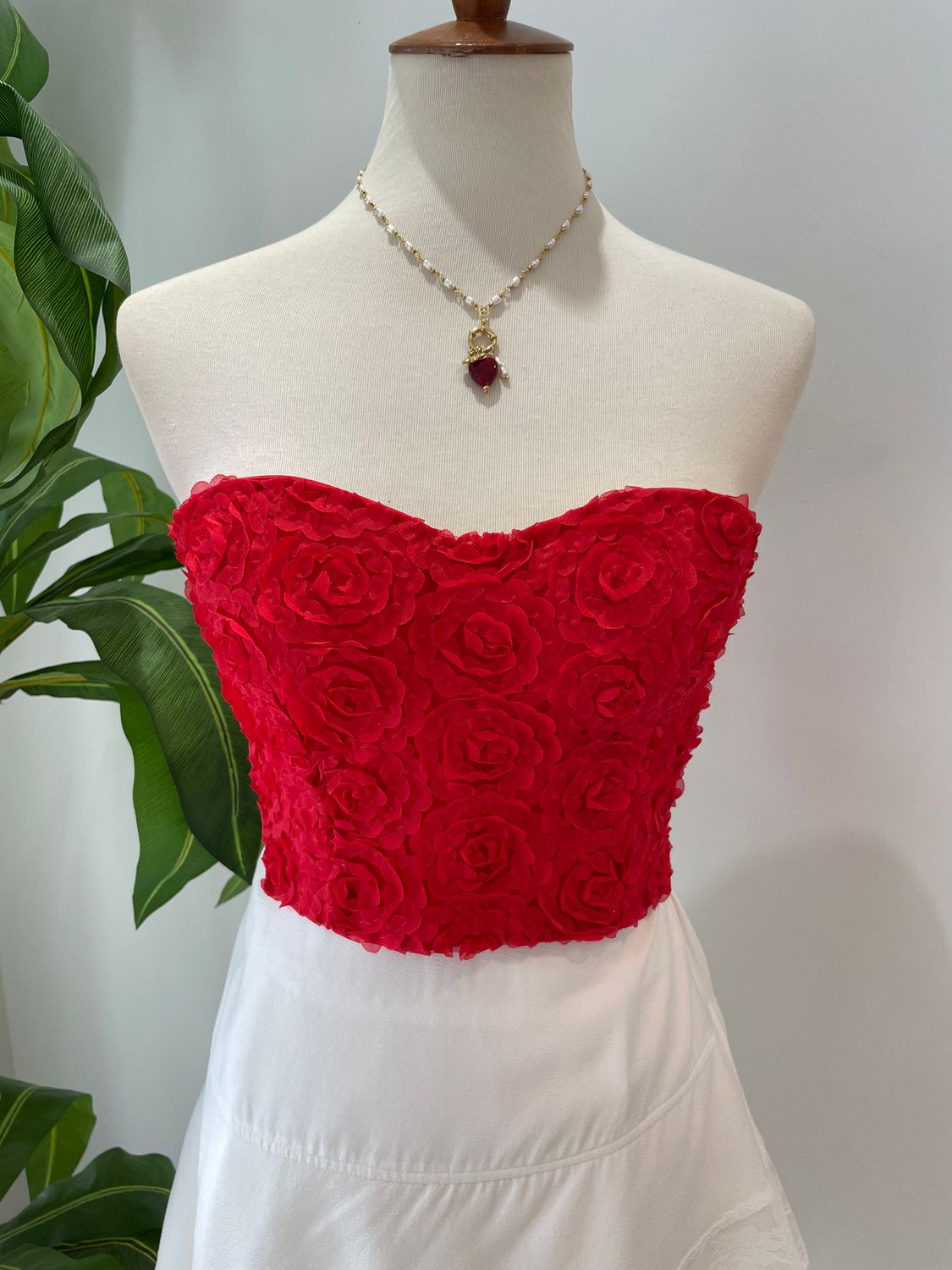 Red Roses Bustier