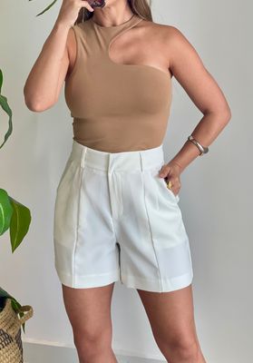 White Short Pants