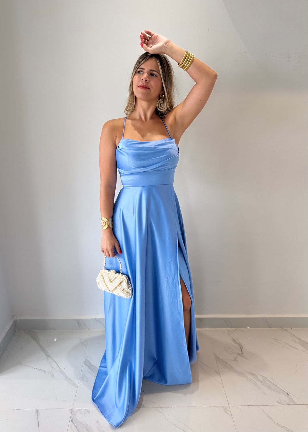 Baby Blue Formal Dress